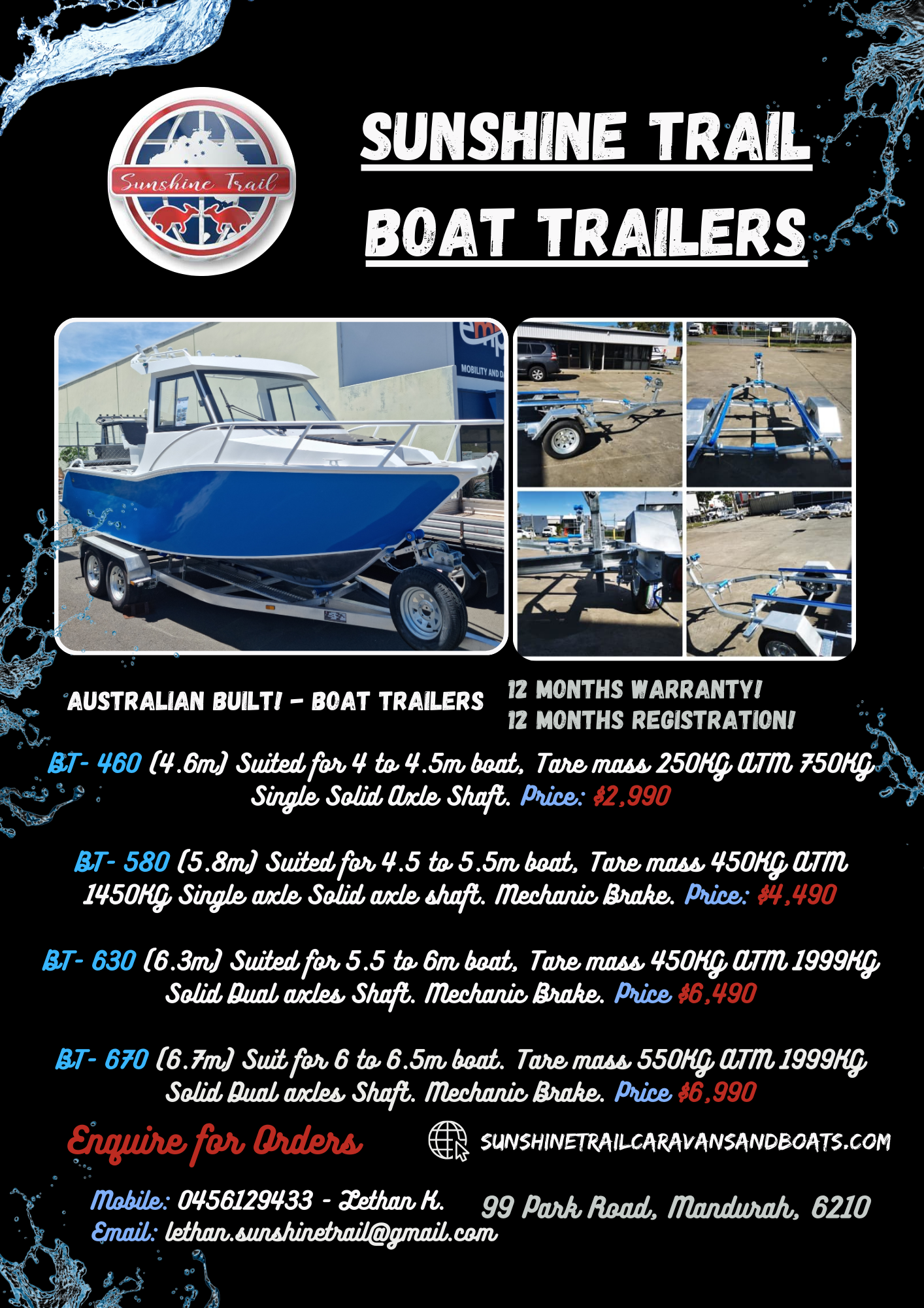 Sunshine Boat Trailers Sunshine Boat Trailers